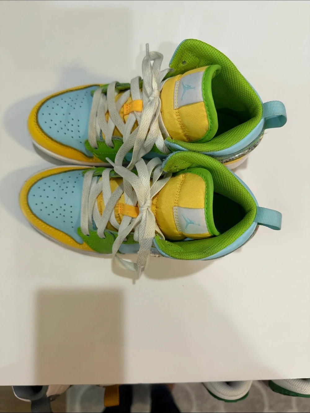 Air Jordan 1 Mid SE Recycled Grind Glacier Ice Kids 2Y